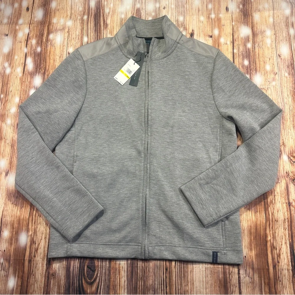 NWT Perry Ellis Full Zip Sweatshirt Men’s Size Medium - Picture 1 of 14